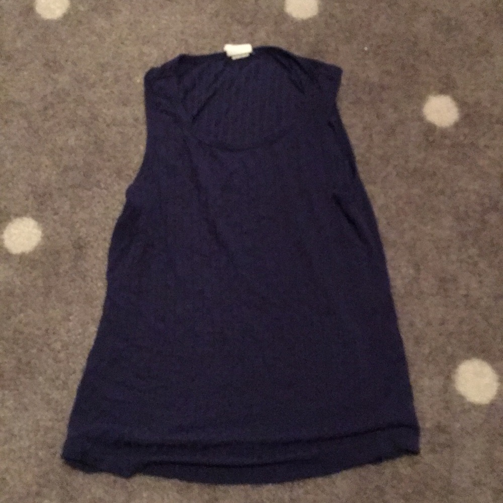Dark blue tank top
